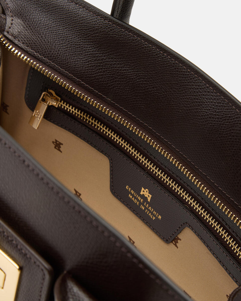 HANDTASCHE Dunkelbraun  - Handtaschen - Damen Taschen - Tasche - Cuoieria Fiorentina