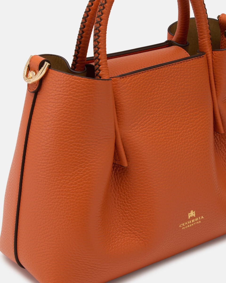 kleine handtasche Orange  - Handtaschen - Damen Taschen - Tasche - Cuoieria Fiorentina