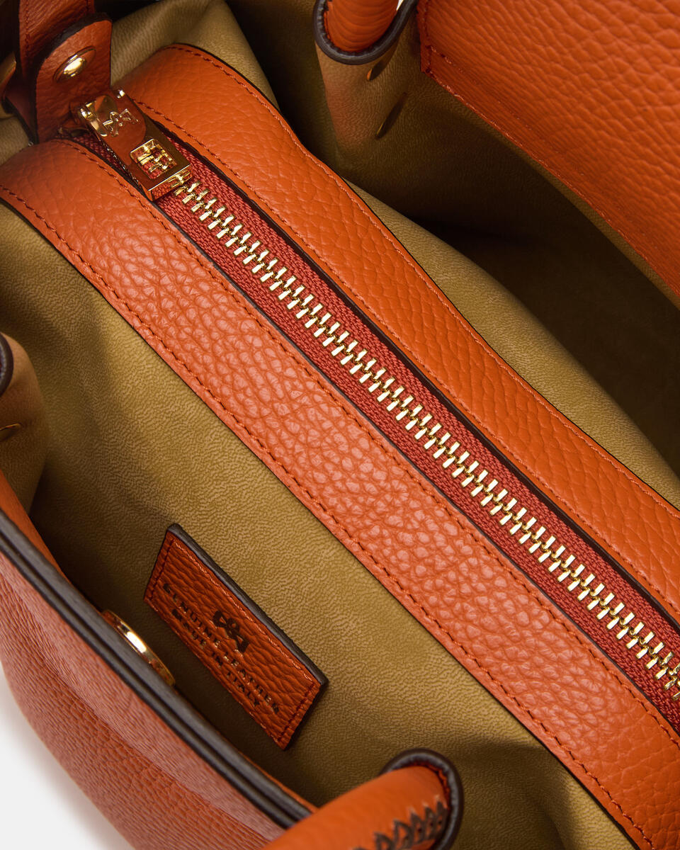 kleine handtasche Orange  - Handtaschen - Damen Taschen - Tasche - Cuoieria Fiorentina
