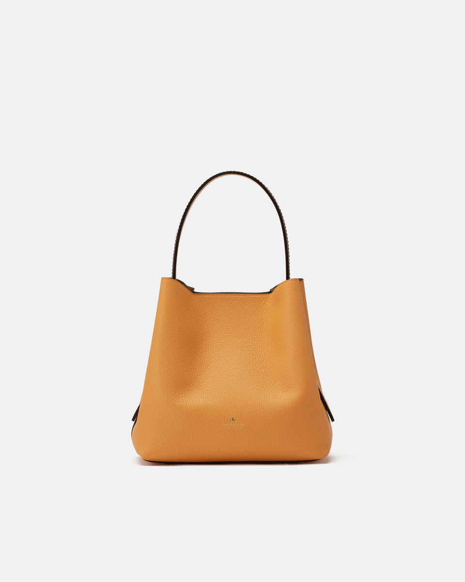 EIMERTASCHE Apricot  - Eimertaschen - Damen Taschen - Tasche - Cuoieria Fiorentina