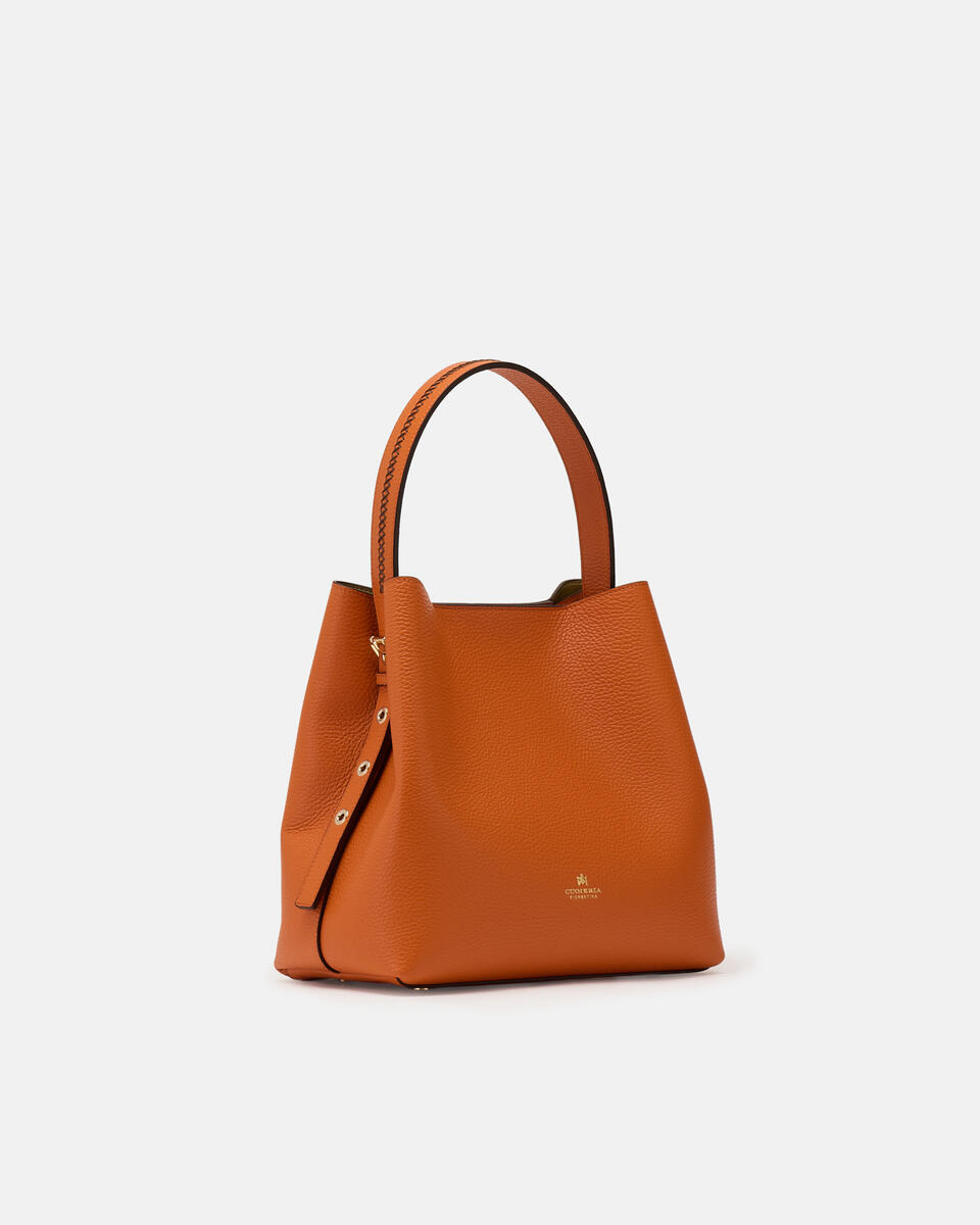EIMERTASCHE Orange  - Eimertaschen - Damen Taschen - Tasche - Cuoieria Fiorentina