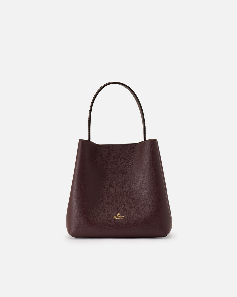 EIMERTASCHE Coffee  - Eimertaschen - Damen Taschen - Tasche - Cuoieria Fiorentina