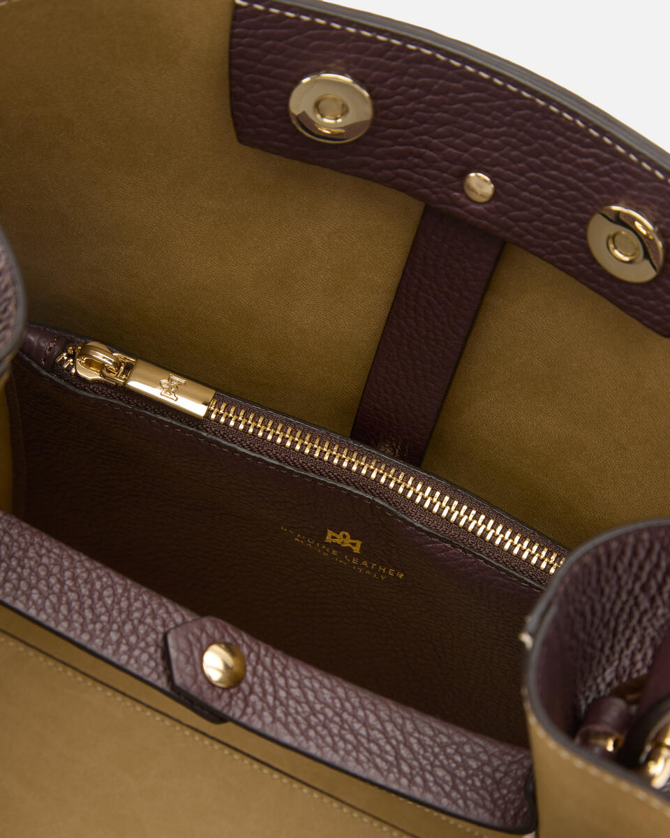 EIMERTASCHE Coffee  - Eimertaschen - Damen Taschen - Tasche - Cuoieria Fiorentina