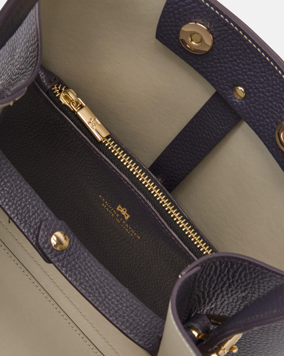 EIMERTASCHE Vampire purple  - Cuoieria Fiorentina