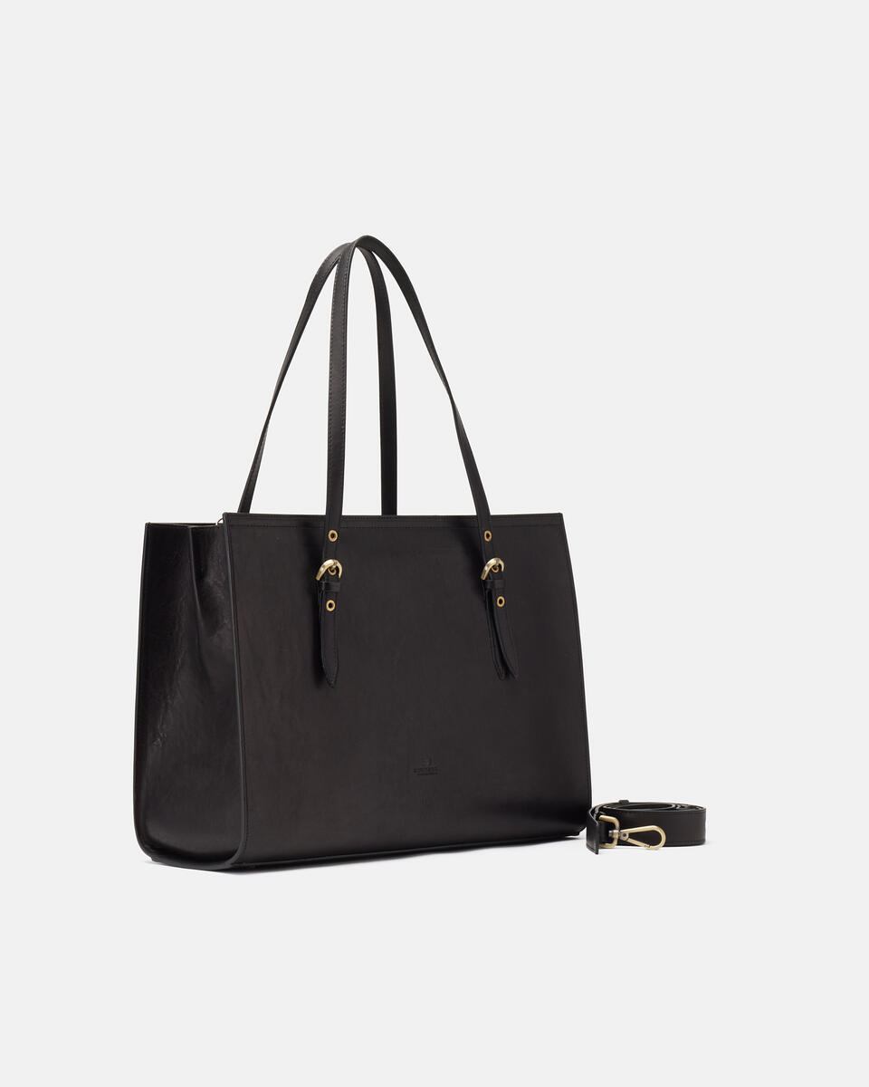 EINKAUFSTASCHE Schwarz  - Einkauftasche - Damen Taschen - Tasche - Cuoieria Fiorentina