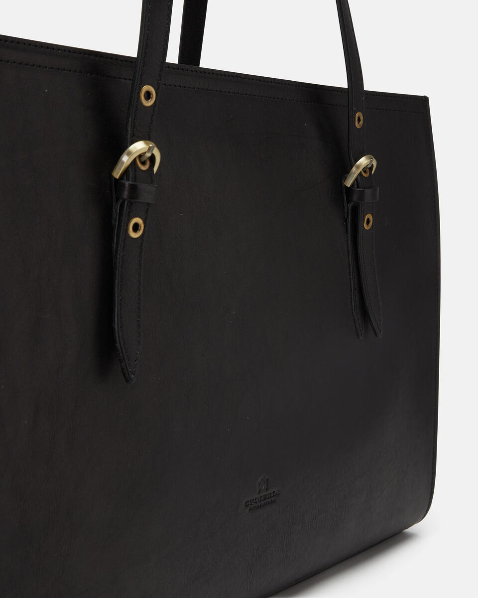 EINKAUFSTASCHE Schwarz  - Einkauftasche - Damen Taschen - Tasche - Cuoieria Fiorentina