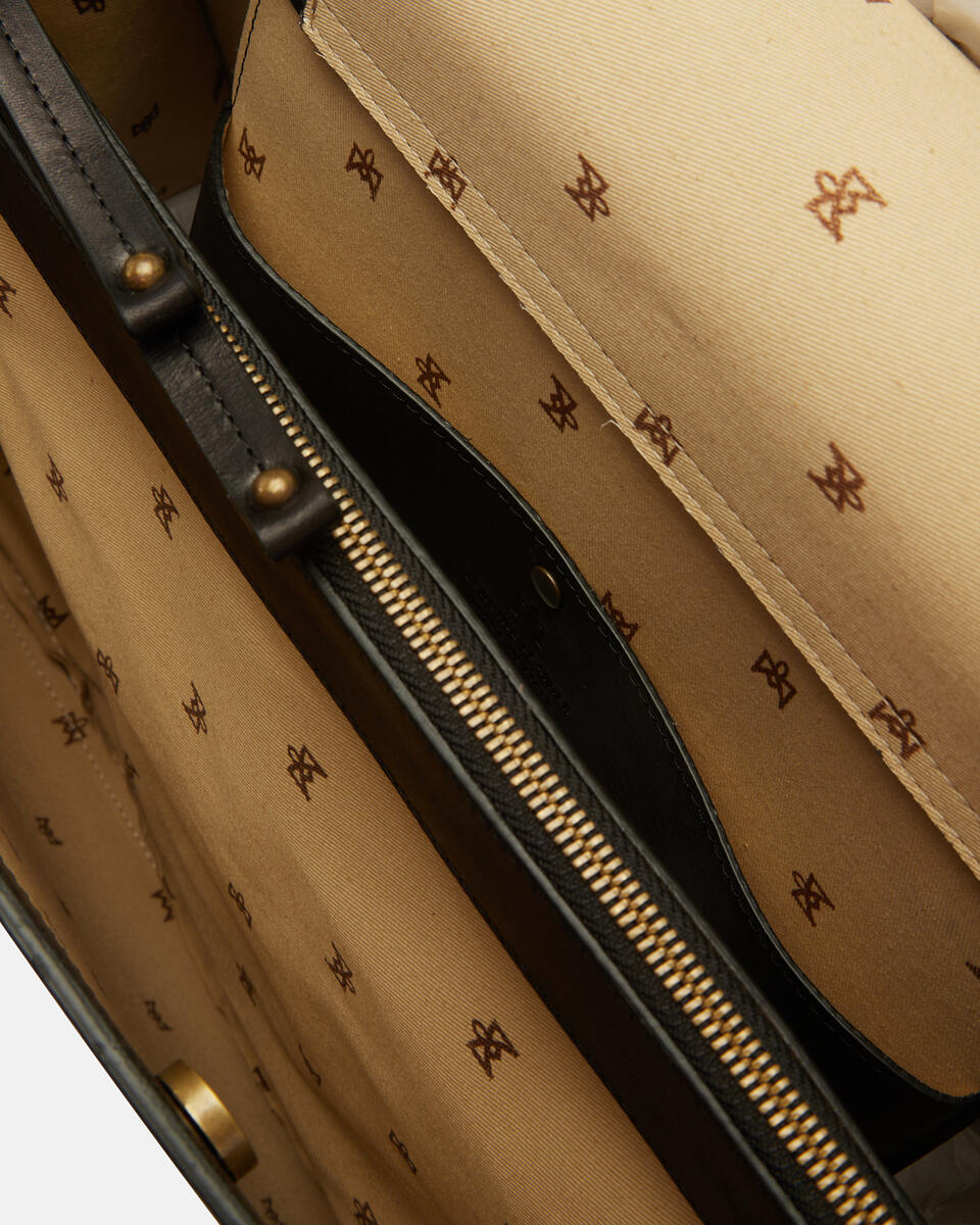 EINKAUFSTASCHE Schwarz  - Einkauftasche - Damen Taschen - Tasche - Cuoieria Fiorentina