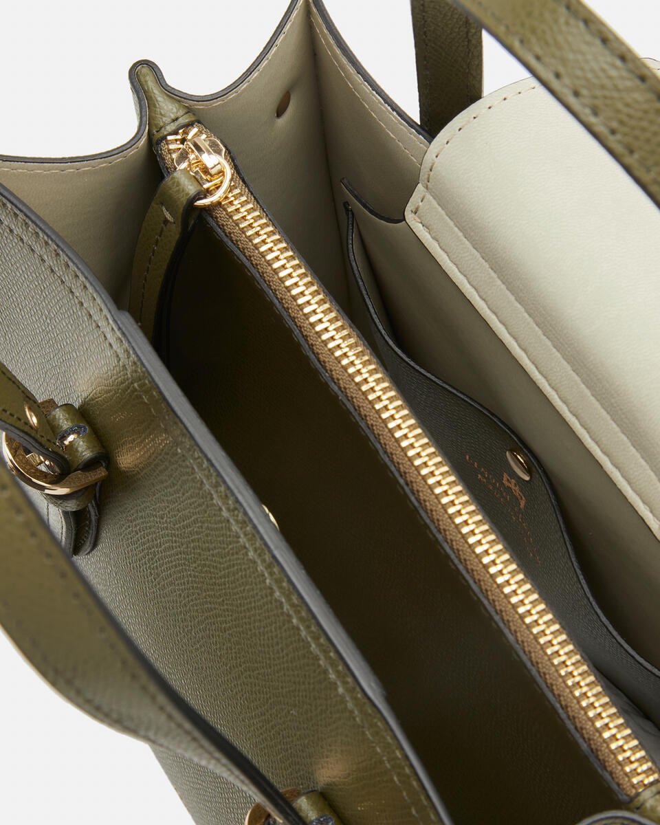 Kleine tote bag MilitÄr  - Tote Bag - Damen Taschen - Tasche - Cuoieria Fiorentina