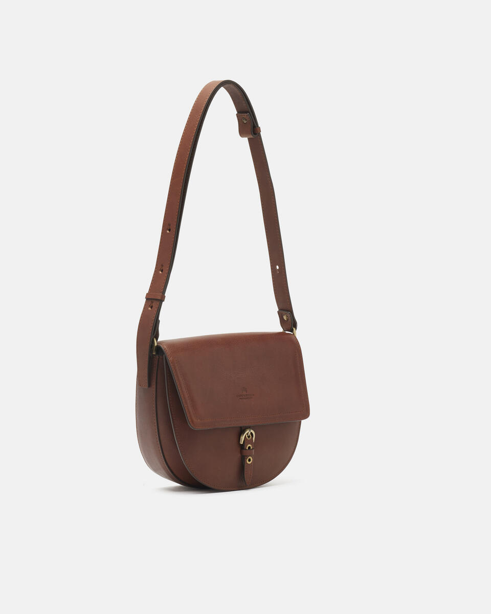 SADDLE BAG Braun  - Messanger - Damen Taschen - Tasche - Cuoieria Fiorentina