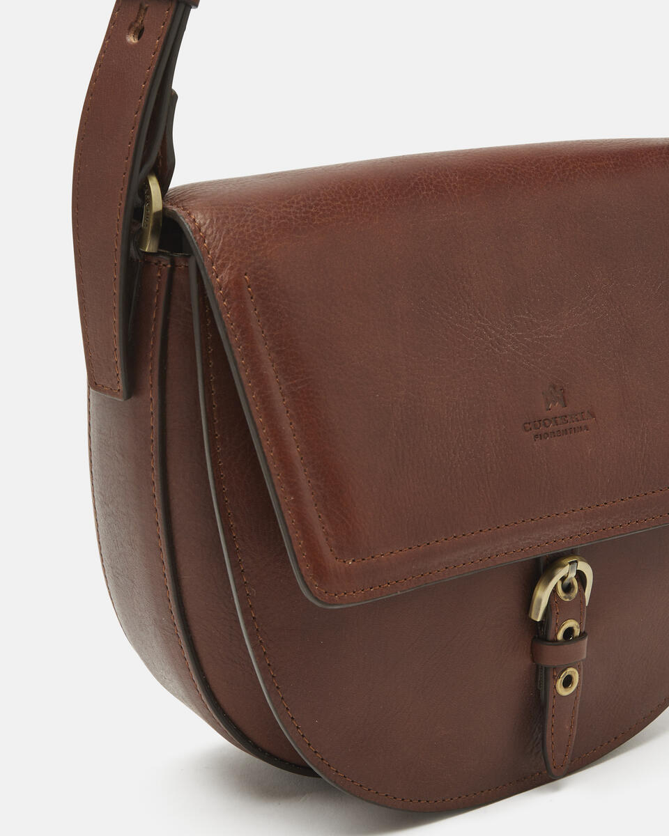 SADDLE BAG Braun  - Messanger - Damen Taschen - Tasche - Cuoieria Fiorentina