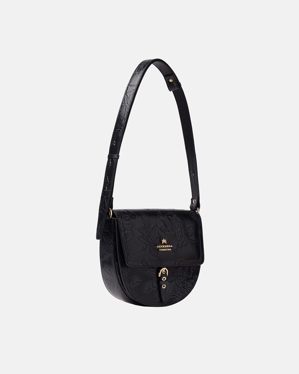 SADDLE BAG Schwarz  - Messanger - Damen Taschen - Tasche - Cuoieria Fiorentina