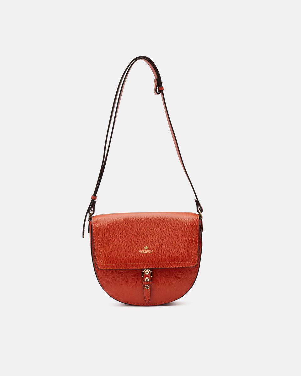 SADDLE BAG Gebrannte orange  - Messanger - Damen Taschen - Tasche - Cuoieria Fiorentina