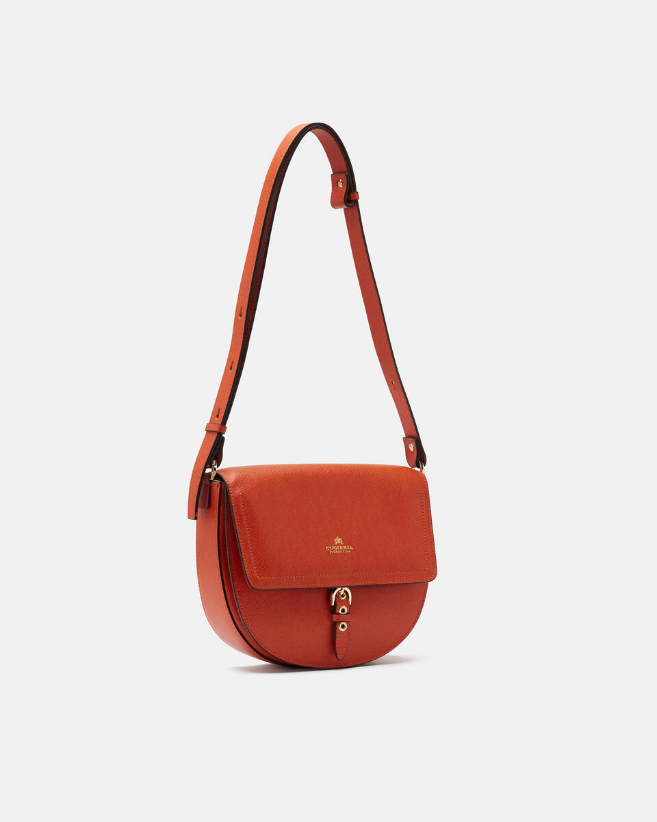 SADDLE BAG Gebrannte orange  - Messanger - Damen Taschen - Tasche - Cuoieria Fiorentina