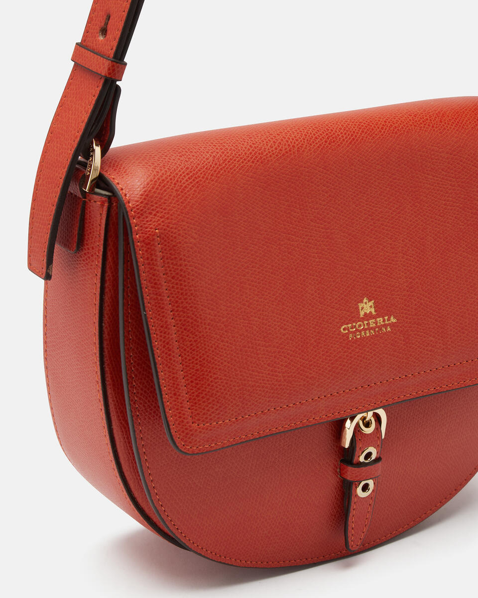 SADDLE BAG Gebrannte orange  - Messanger - Damen Taschen - Tasche - Cuoieria Fiorentina