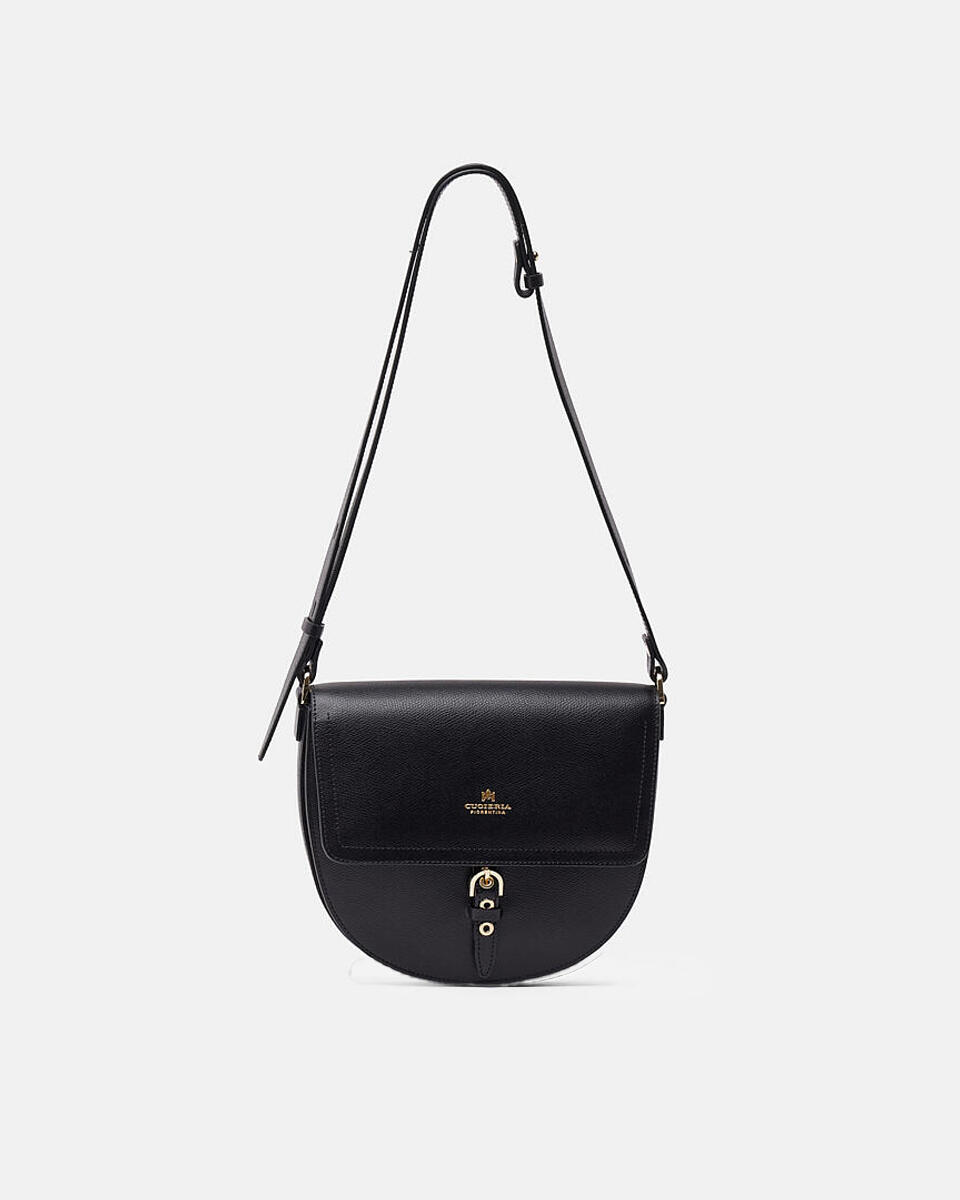 SADDLE BAG Schwarz  - Messanger - Damen Taschen - Tasche - Cuoieria Fiorentina