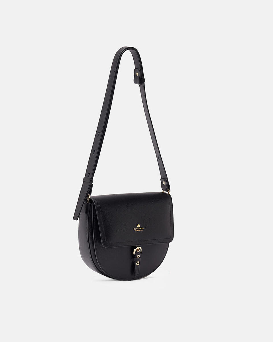 SADDLE BAG Schwarz  - Messanger - Damen Taschen - Tasche - Cuoieria Fiorentina