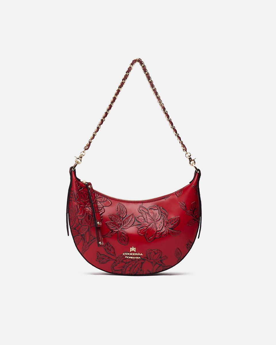 HOBO BAG Rot  - Tasche - Damen Taschen - Tasche - Cuoieria Fiorentina