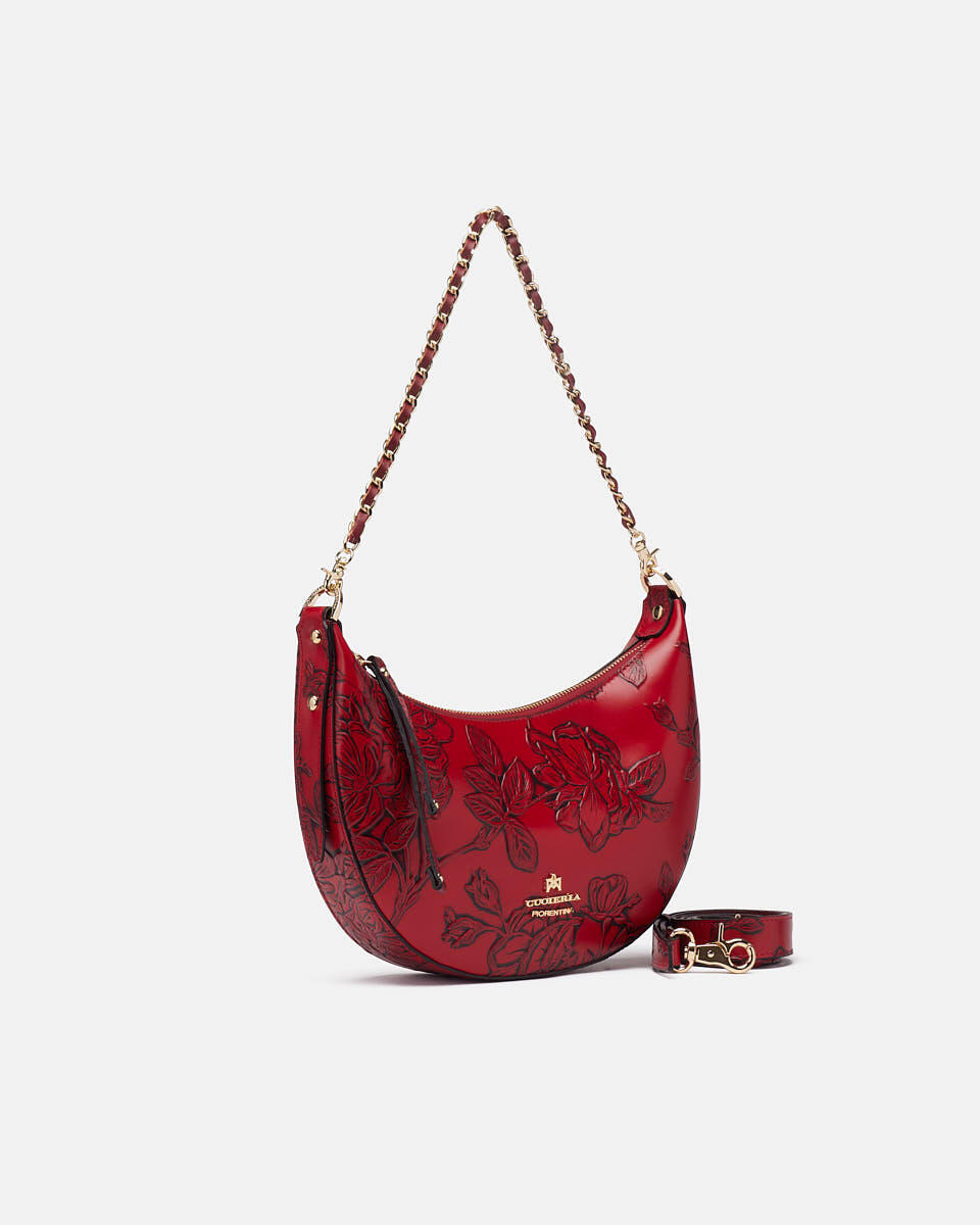 HOBO BAG Rot  - Tasche - Damen Taschen - Tasche - Cuoieria Fiorentina