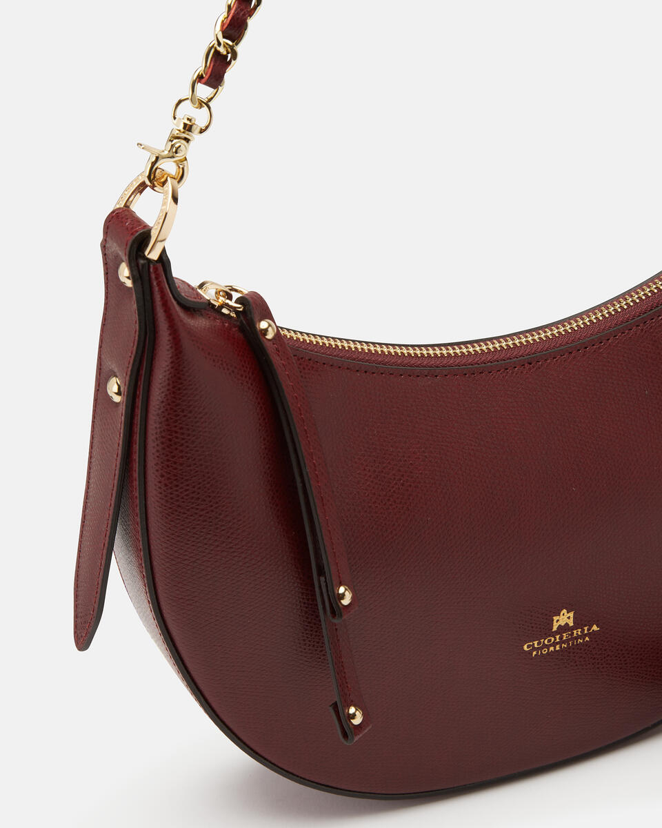 Hobo Bordeaux  - Schultertaschen - Damen Taschen - Tasche - Cuoieria Fiorentina