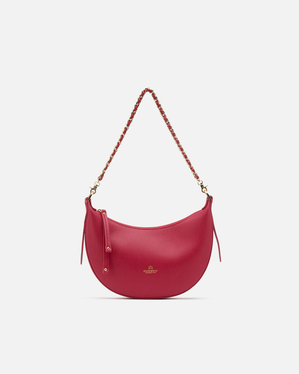 HOBO BAG Fuchsia  - Schultertaschen - Damen Taschen - Tasche - Cuoieria Fiorentina