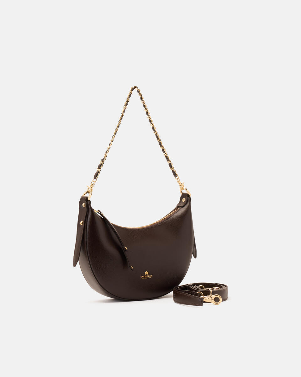 SCHULTERTASCHE Dunkelbraun  - Cuoieria Fiorentina