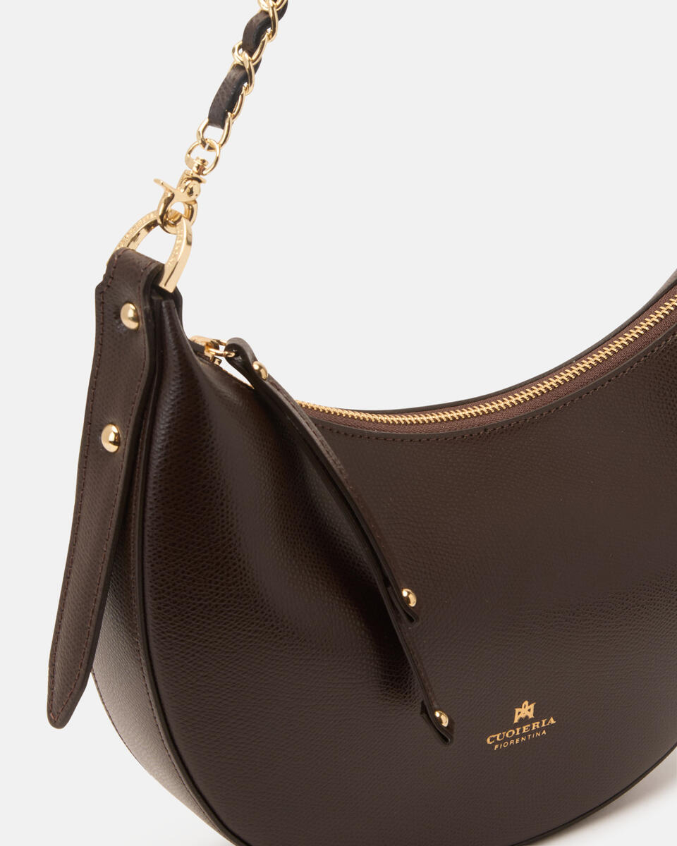 SCHULTERTASCHE Dunkelbraun  - Cuoieria Fiorentina