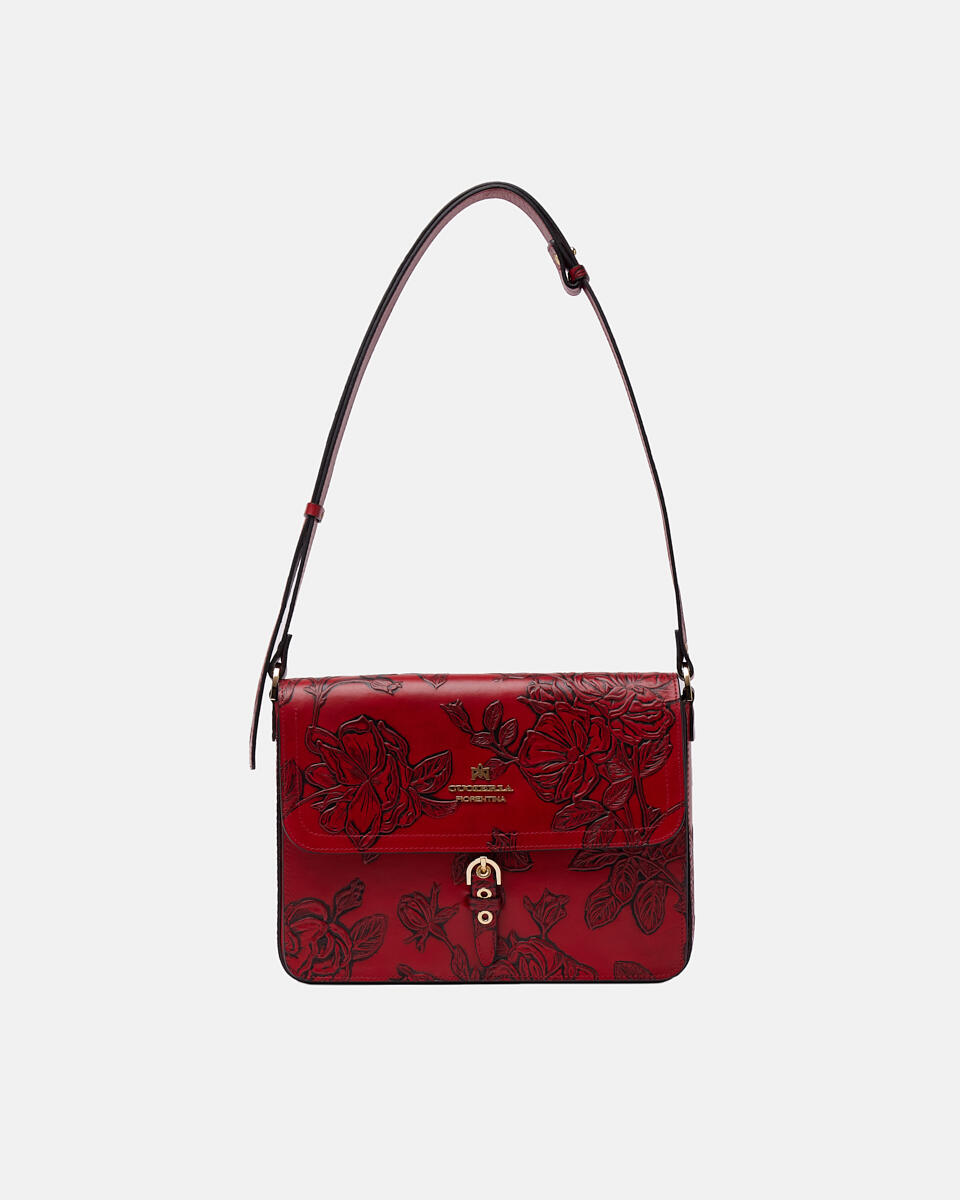 MESSENGER Rot  - Messanger - Damen Taschen - Tasche - Cuoieria Fiorentina