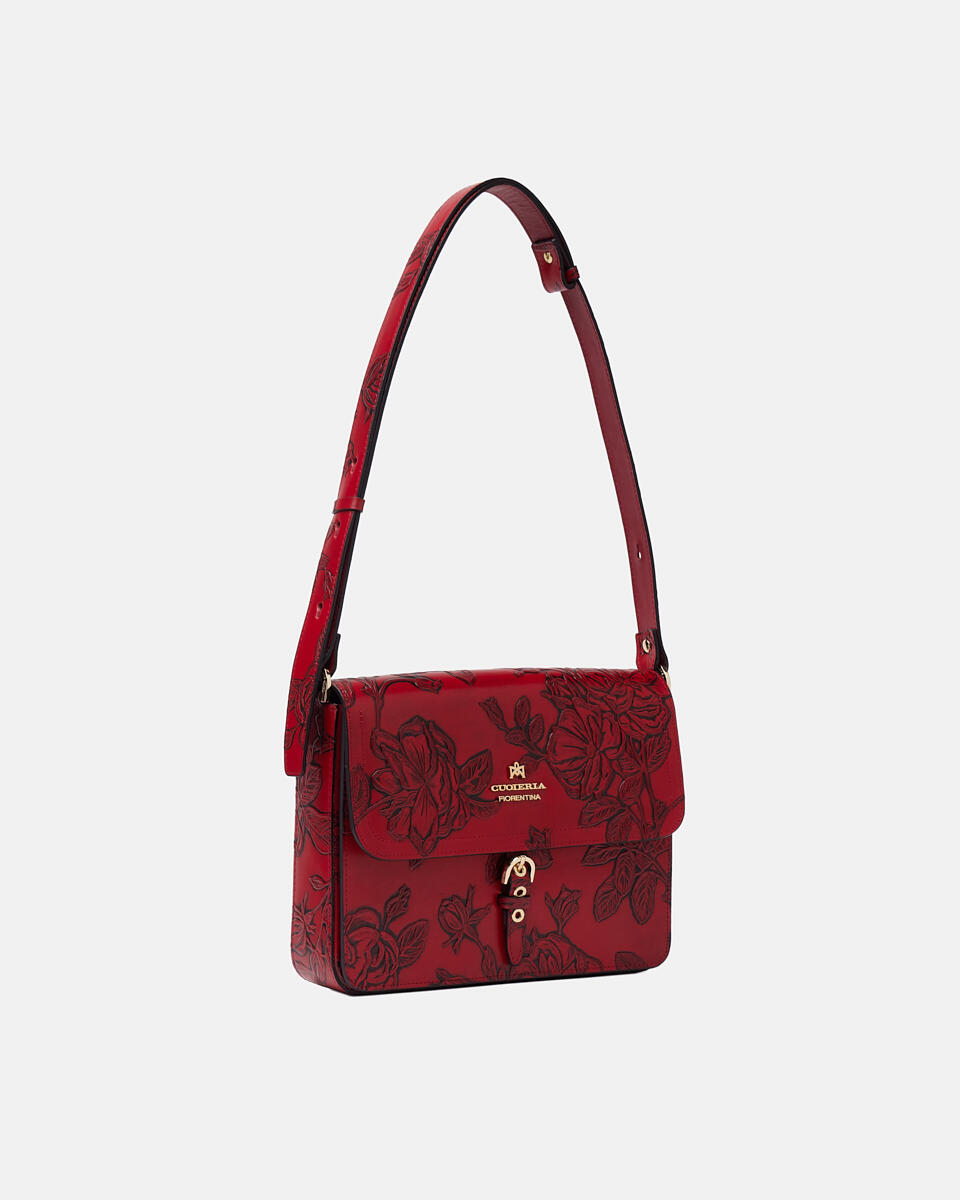 MESSENGER Rot  - Messanger - Damen Taschen - Tasche - Cuoieria Fiorentina