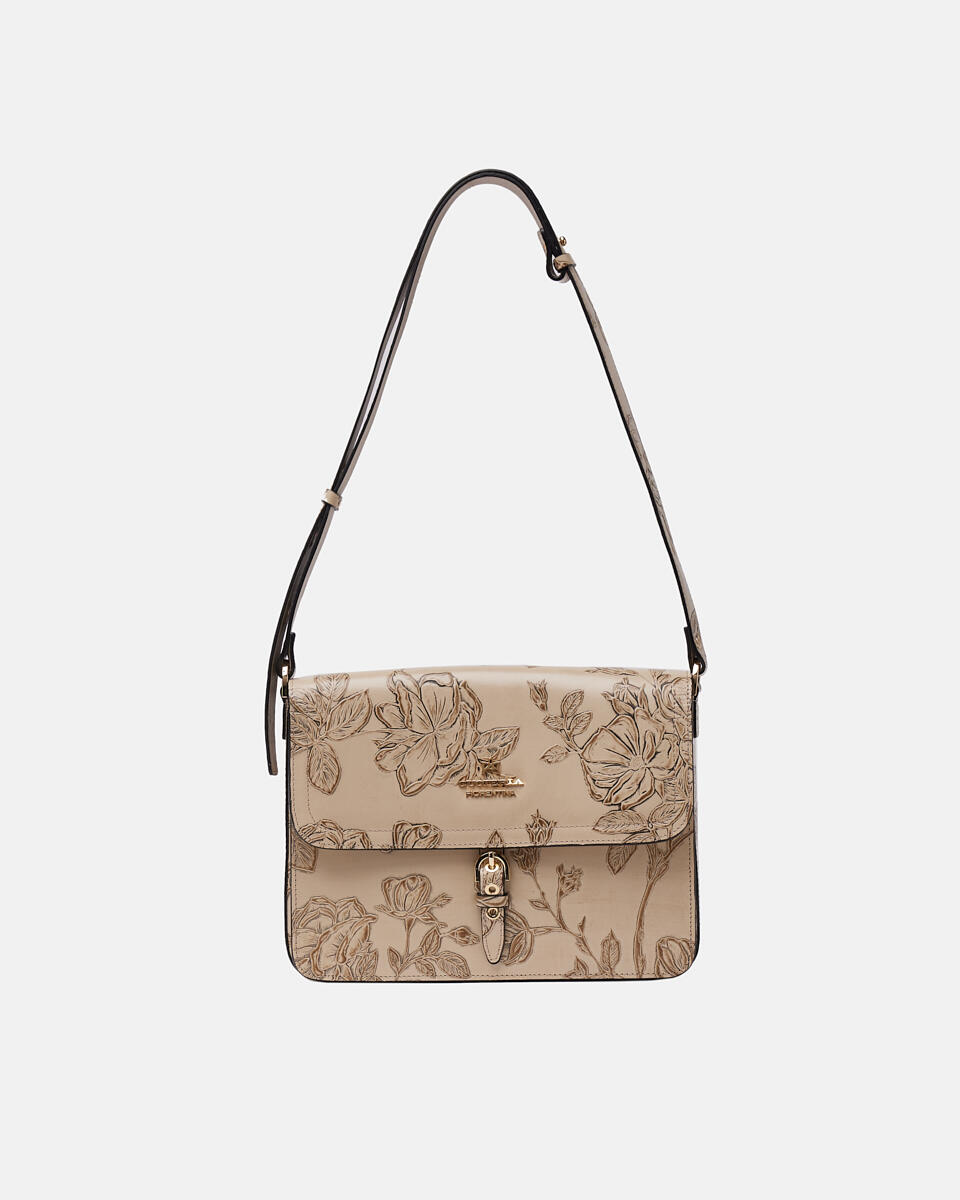 MESSENGER Taupe  - Messanger - Damen Taschen - Tasche - Cuoieria Fiorentina