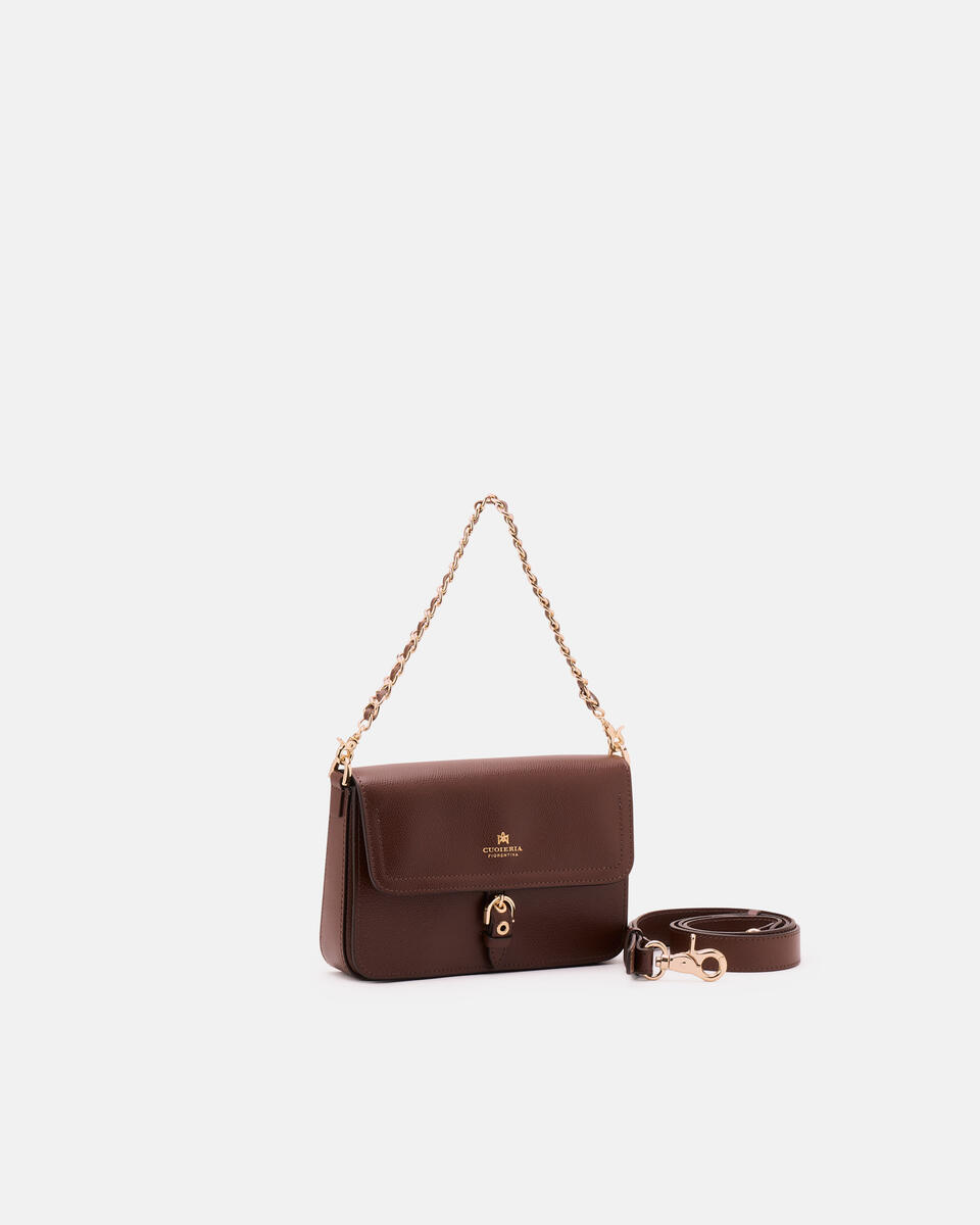 FLAP BAG Schokolade  - Mini Bags - Damen Taschen - Tasche - Cuoieria Fiorentina