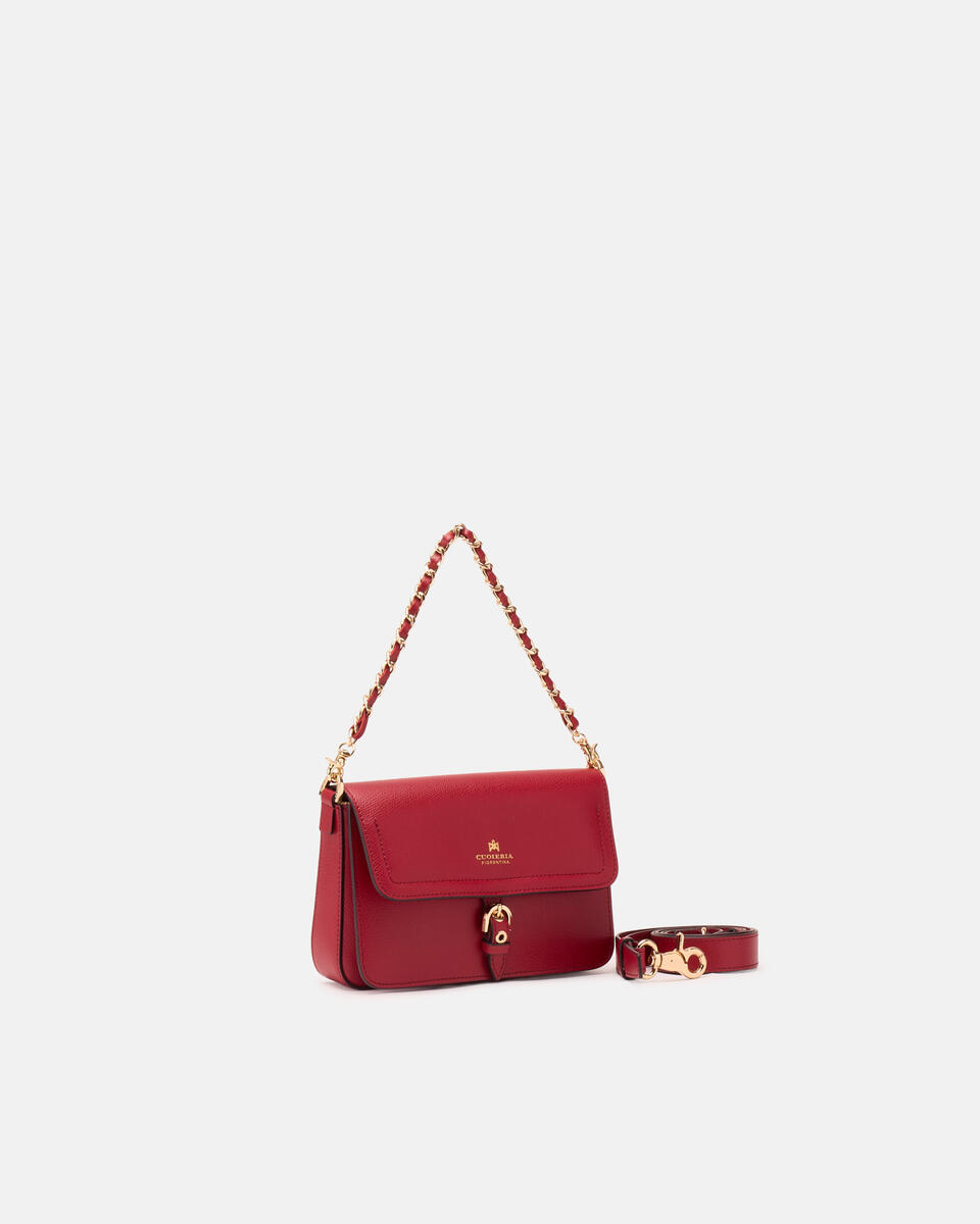 FLAP BAG Cherry  - Cuoieria Fiorentina