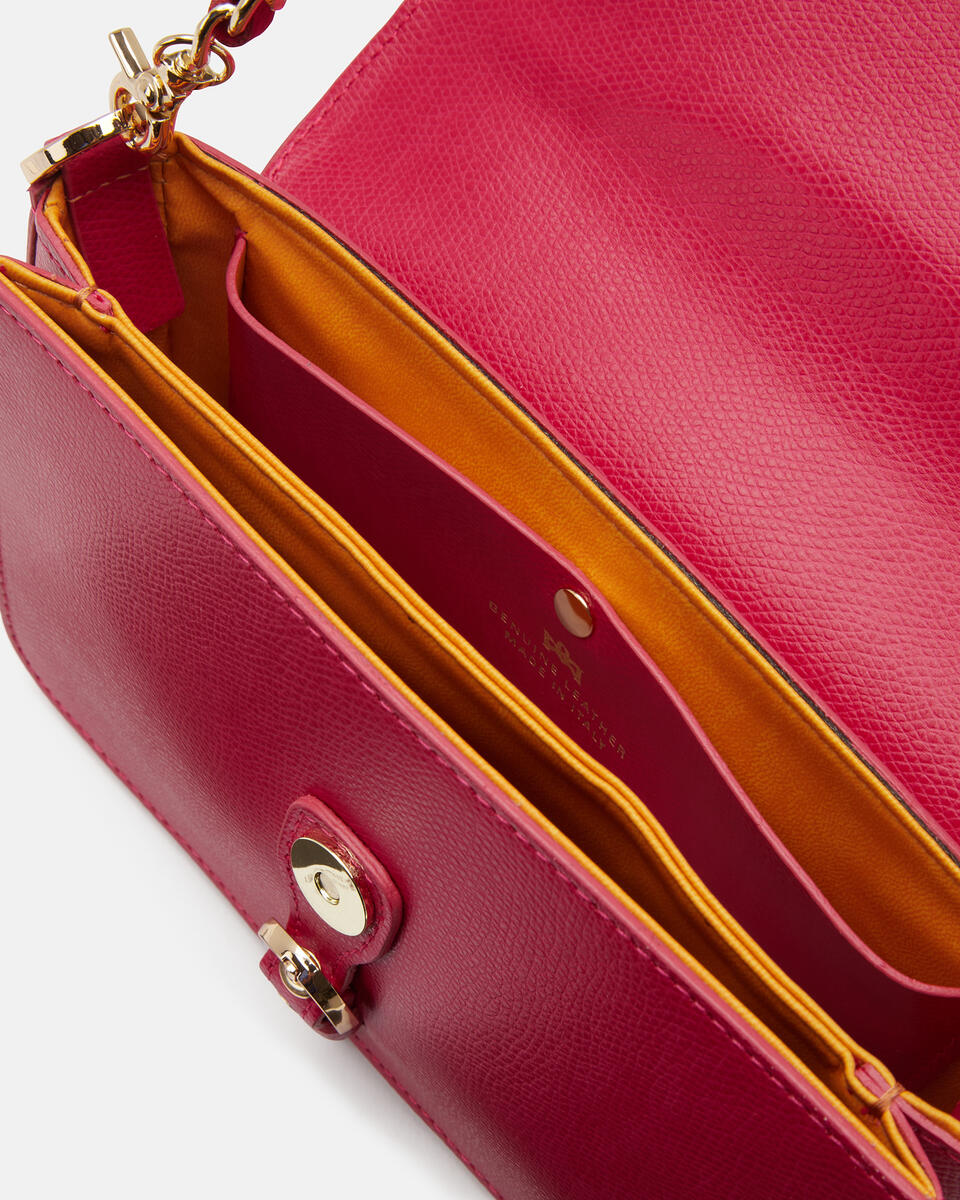 FLAP BAG Fuchsia  - Schultertaschen - Damen Taschen - Tasche - Cuoieria Fiorentina