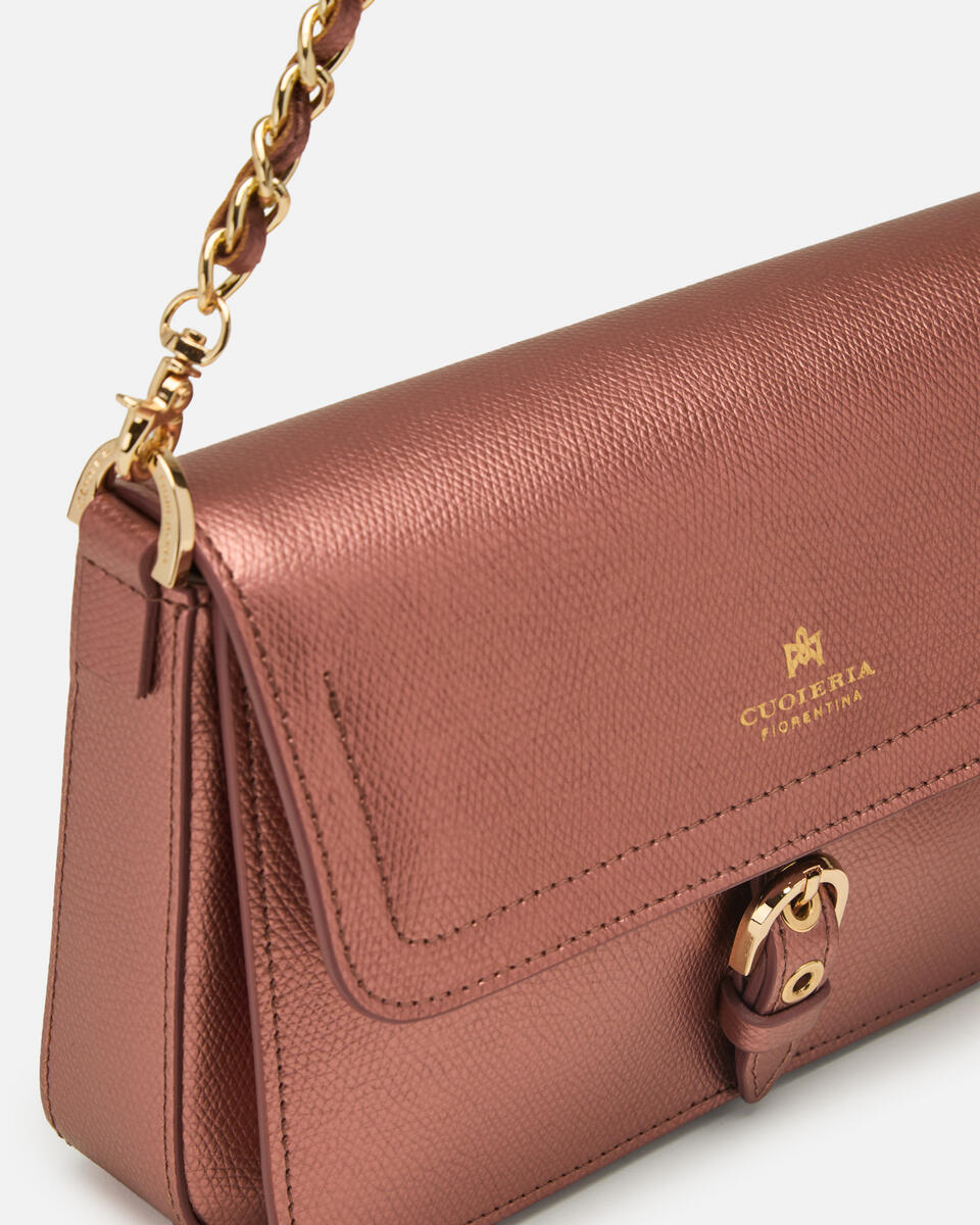 FLAP BAG Rose gold  - Tasche - Special Price - Cuoieria Fiorentina