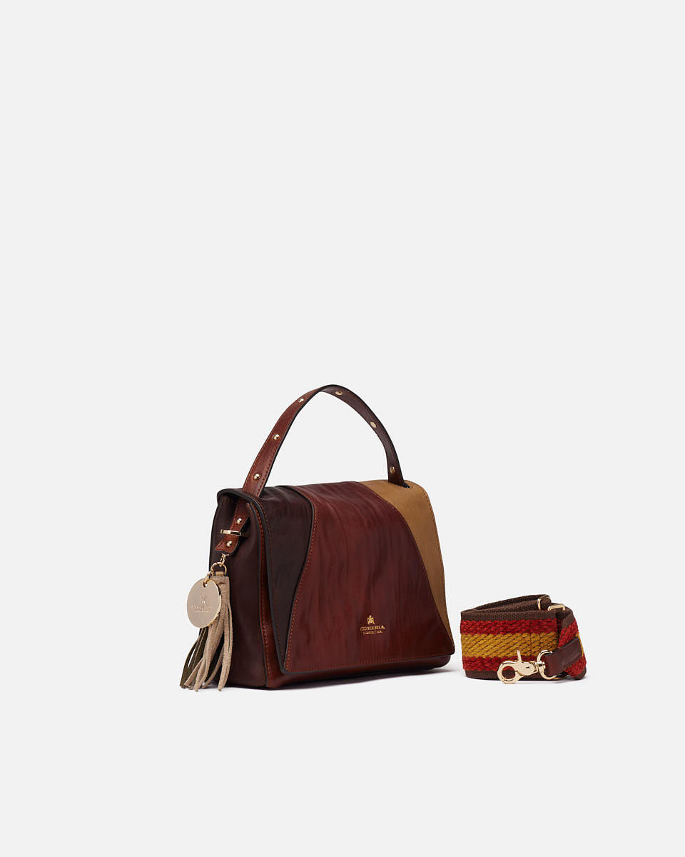 KLEINE MESSENGER Braun  - Messanger - Damen Taschen - Tasche - Cuoieria Fiorentina