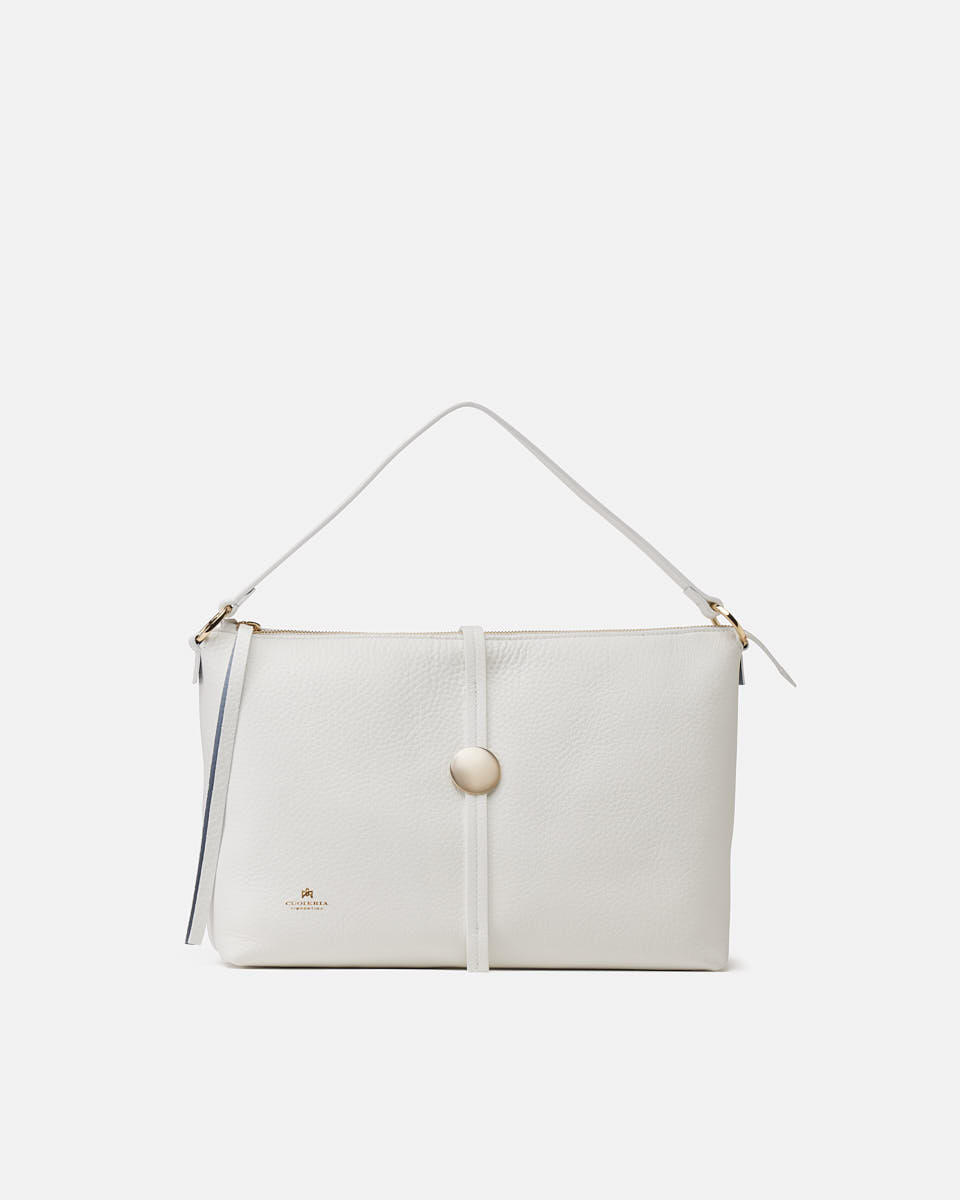 SCHULTERTASCHE Weiss  - Tasche - Special Price - Cuoieria Fiorentina