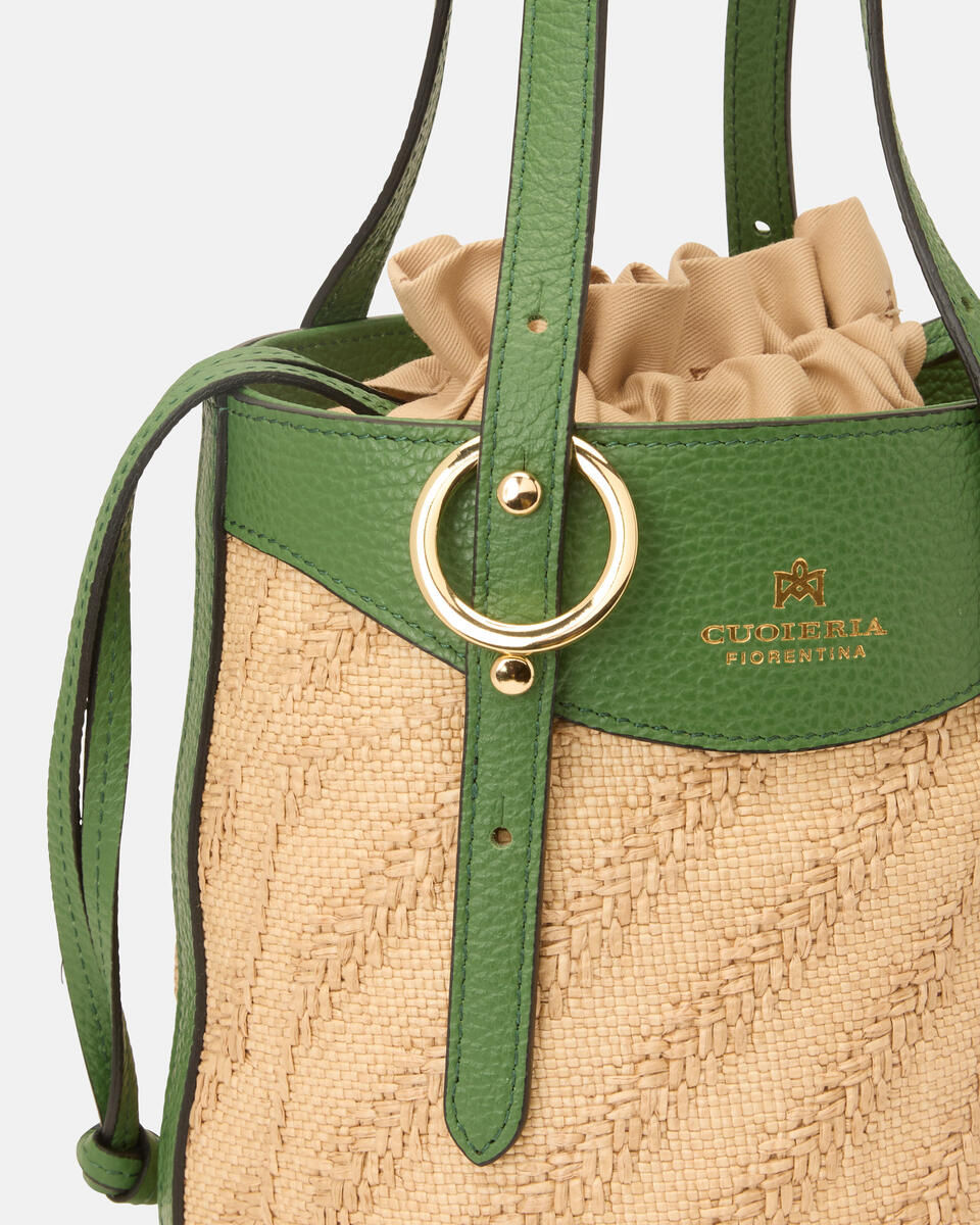 KLEINE EIMERTASCHE Aloe  - Eimertaschen - Damen Taschen - Tasche - Cuoieria Fiorentina