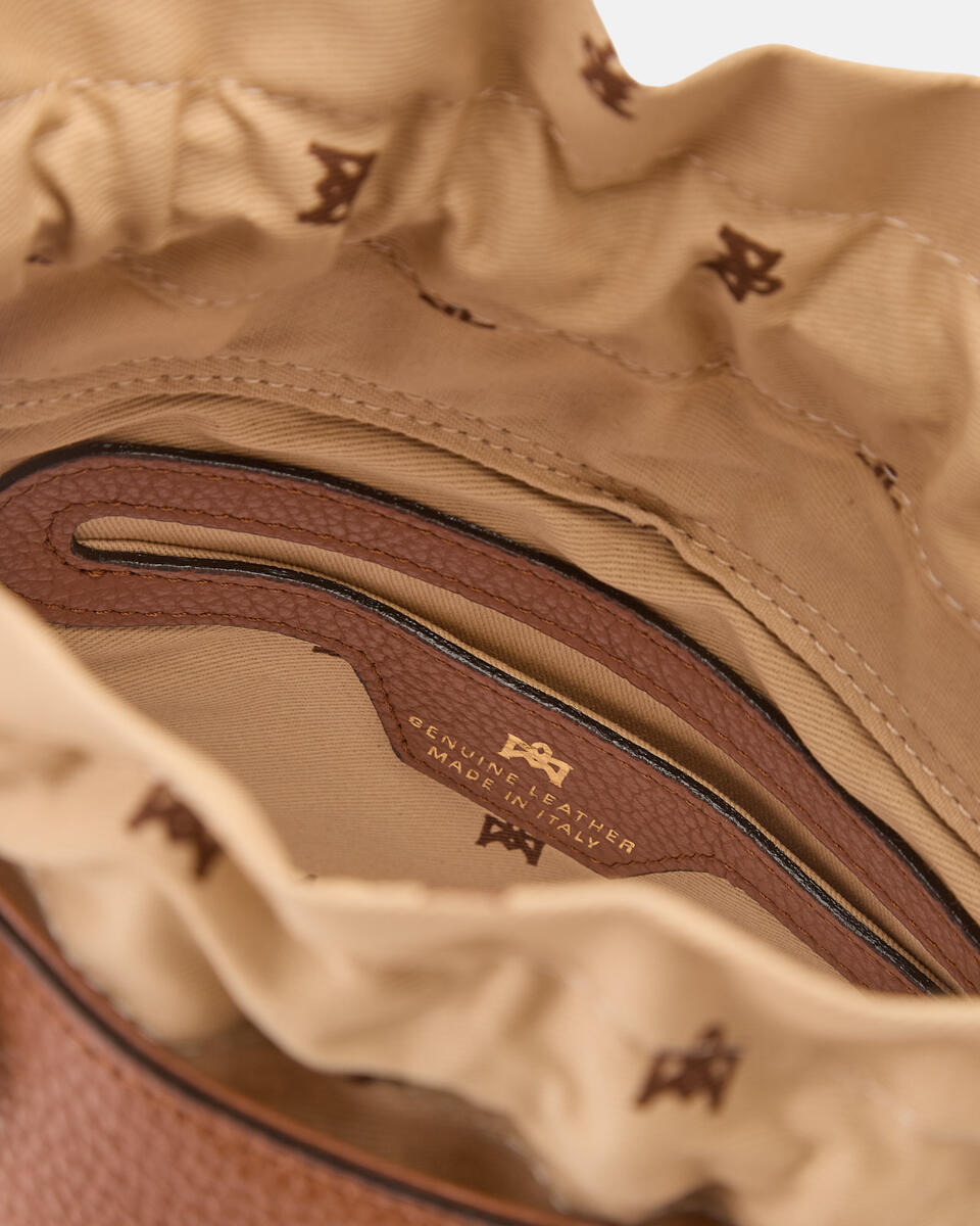 KLEINE EIMERTASCHE Karamell  - Eimertaschen - Damen Taschen - Tasche - Cuoieria Fiorentina