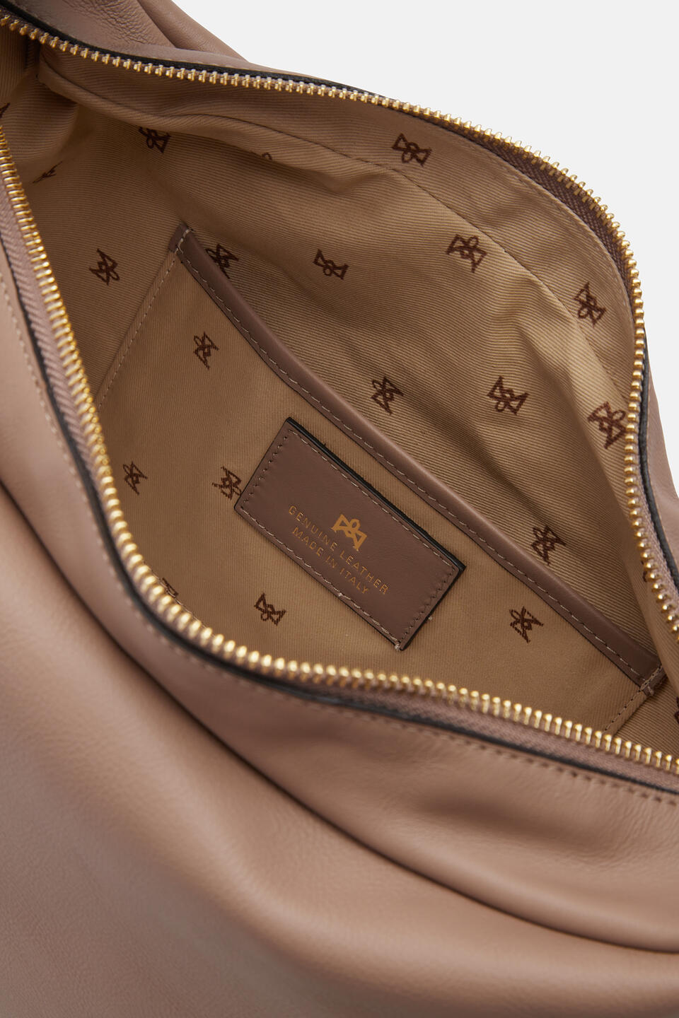 GROßE HOBO Taupe  - Schultertaschen - Damen Taschen - Tasche - Cuoieria Fiorentina