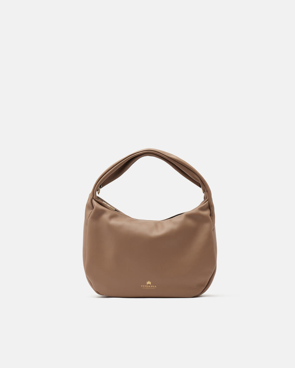 SMALL HOBO BAG Taupe  - Tasche - Special Price - Cuoieria Fiorentina