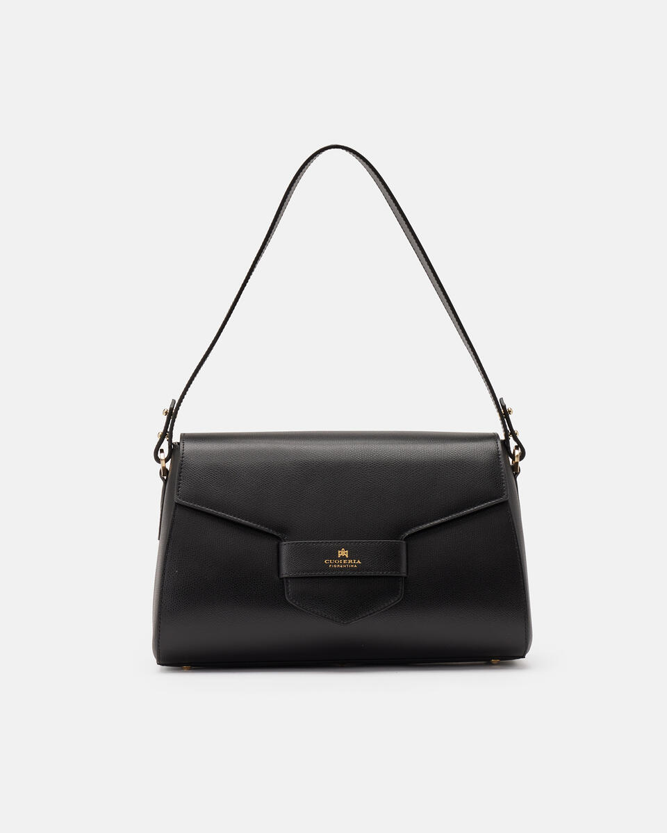 Flap bag Schwarz  - Schultertaschen - Damen Taschen - Tasche - Cuoieria Fiorentina