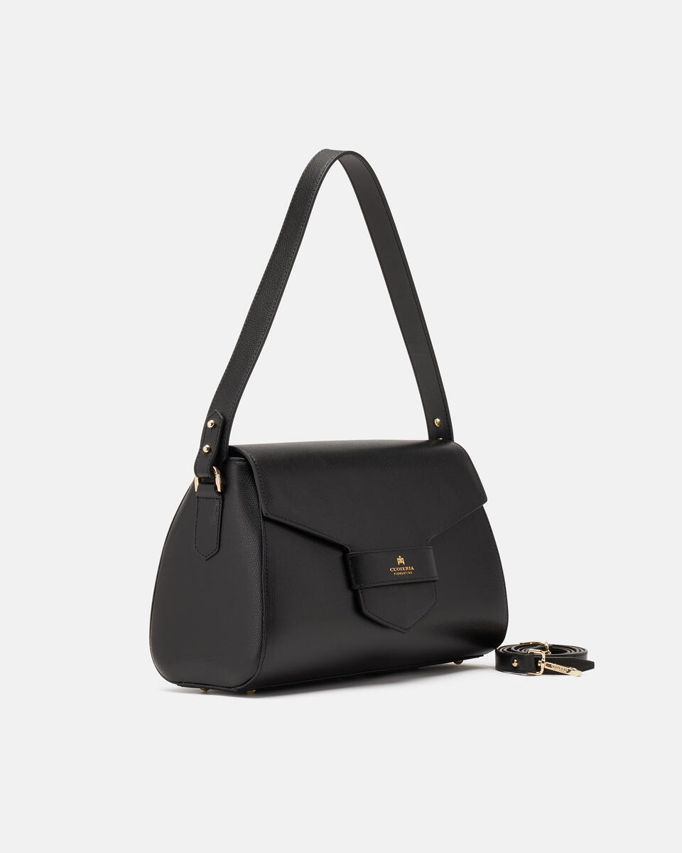 Flap bag Schwarz  - Cuoieria Fiorentina