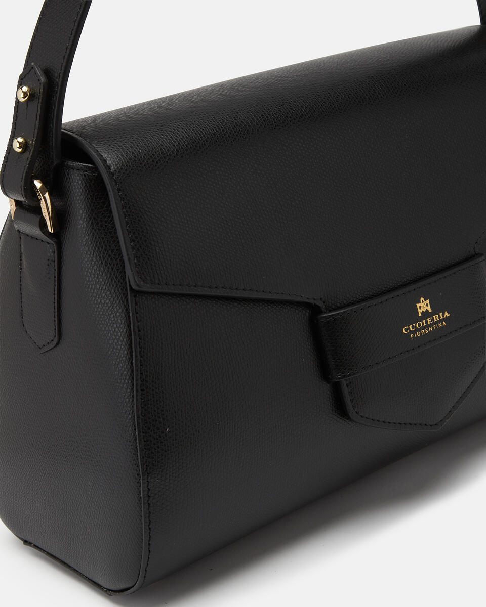 Flap bag Schwarz  - Cuoieria Fiorentina