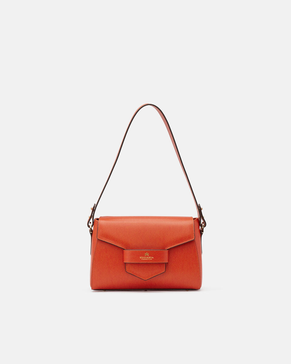 Kleine flap bag Gebrannte orange  - Schultertaschen - Damen Taschen - Tasche - Cuoieria Fiorentina