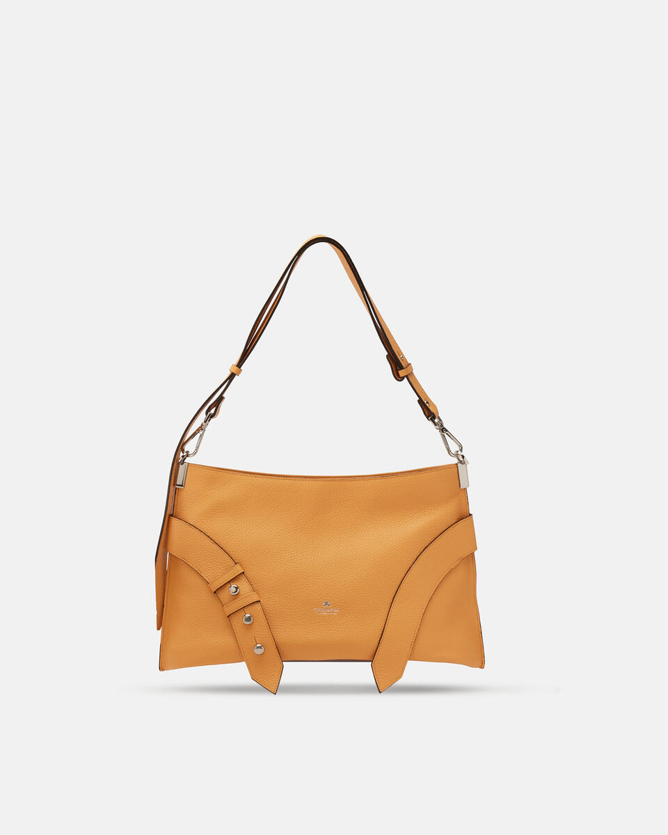 HOBO BAG Apricot  - Schultertaschen - Damen Taschen - Tasche - Cuoieria Fiorentina