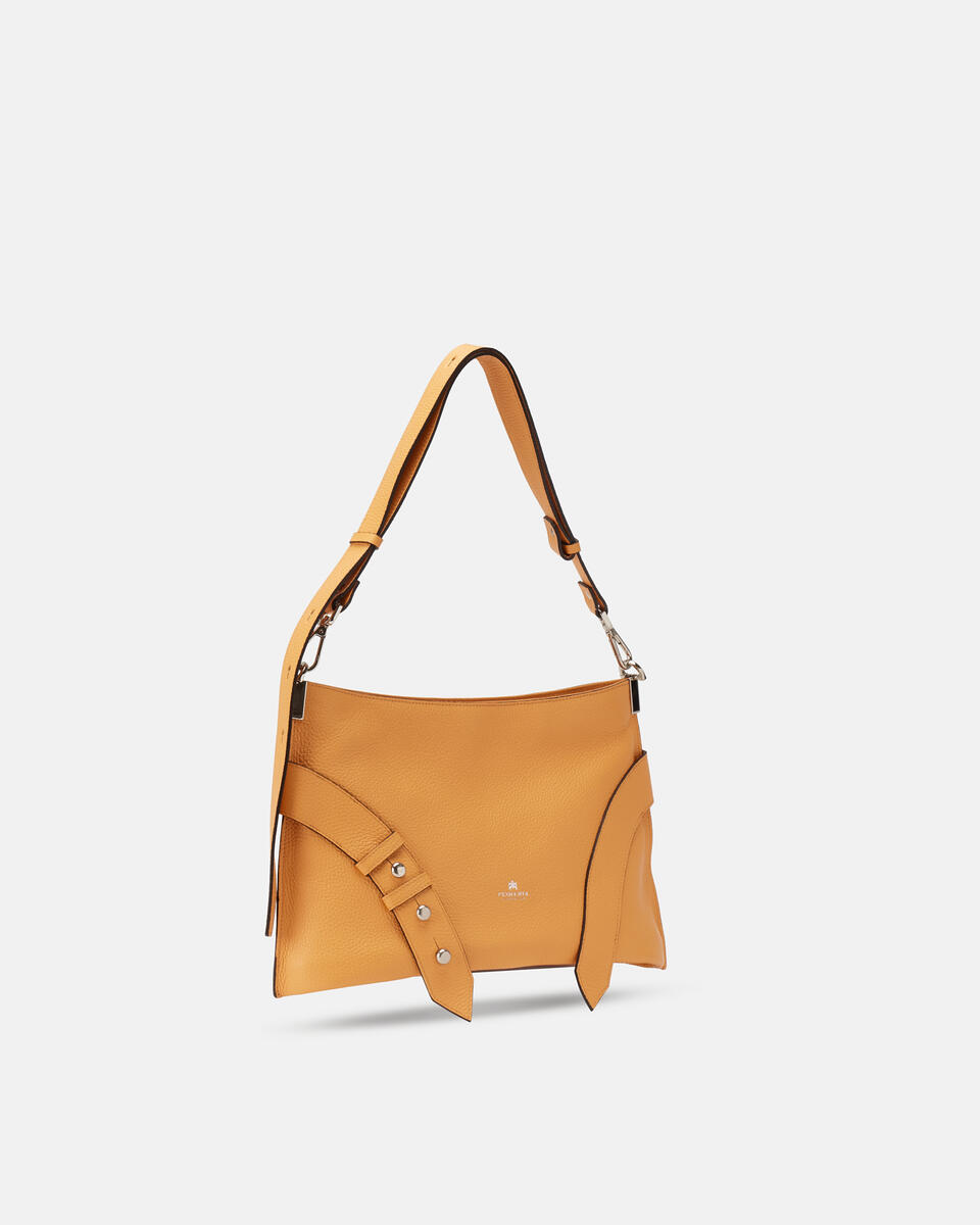 HOBO BAG Apricot  - Schultertaschen - Damen Taschen - Tasche - Cuoieria Fiorentina