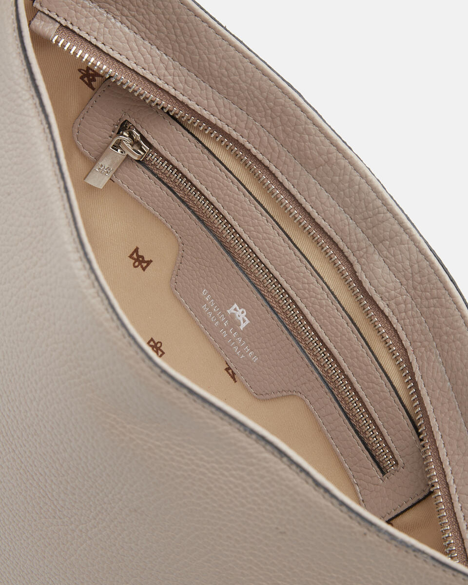 Hobo Taupe  - Schultertaschen - Damen Taschen - Tasche - Cuoieria Fiorentina