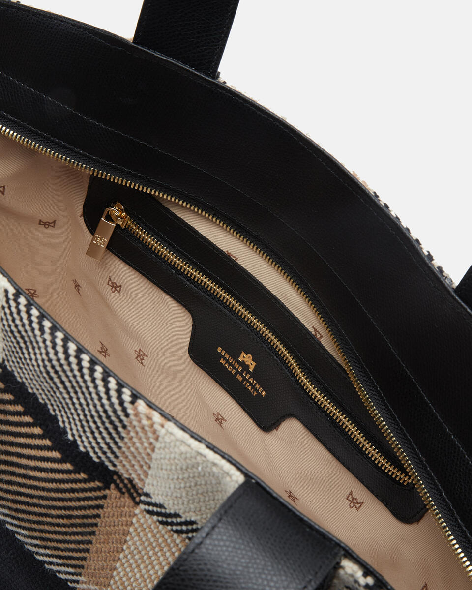 EINKAUFTASCHE Schwarz  - Einkauftasche - Damen Taschen - Tasche - Cuoieria Fiorentina