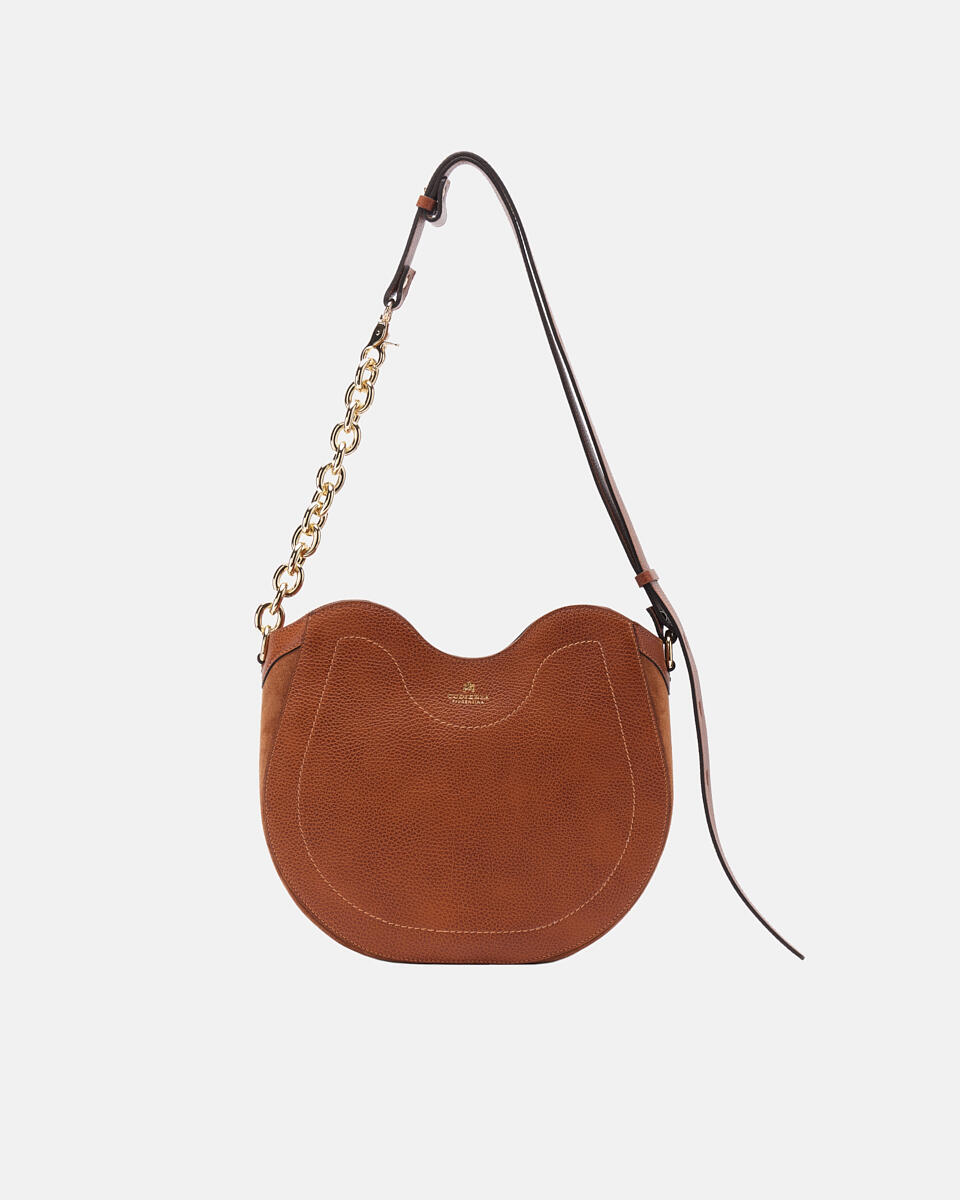 HOBO BAG Karamell  - Schultertaschen - Damen Taschen - Tasche - Cuoieria Fiorentina