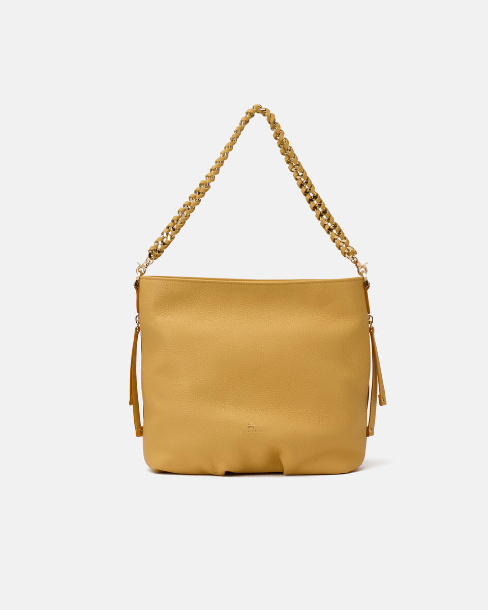 Eimertasche Gelb  - Cuoieria Fiorentina