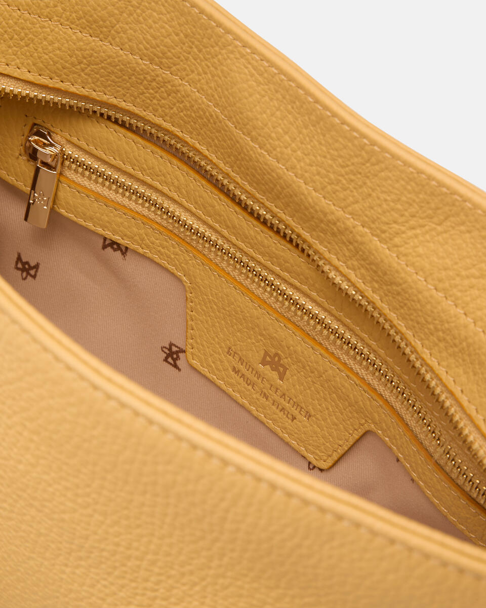 Eimertasche Gelb  - Cuoieria Fiorentina